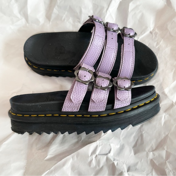 Blaire Flower Buckle Slide Sandals - Picture 5 of 7